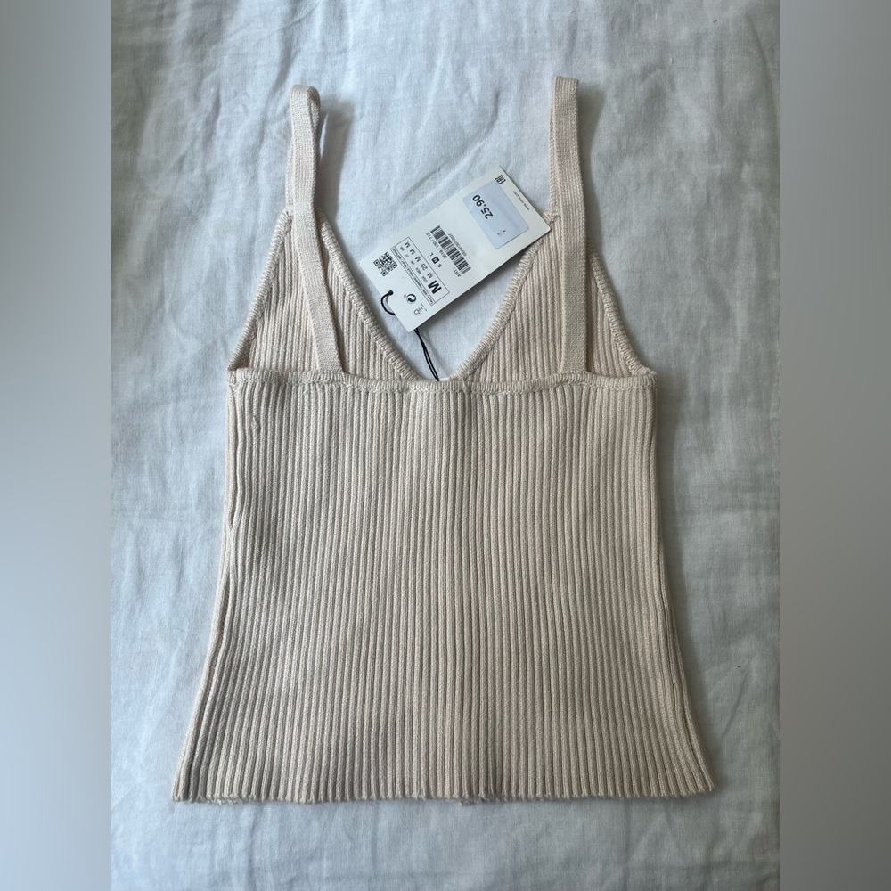 Zara Rib Knit Tank NWT - Picture 2 of 4